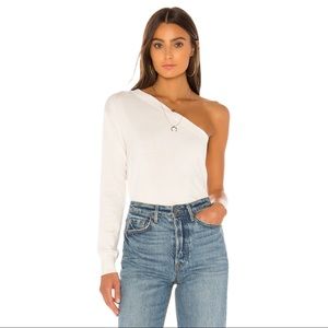 John + Jenn X REVOLVE One Shoulder Sweater, Size L